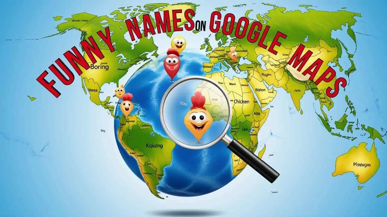Funny Names on Google Maps