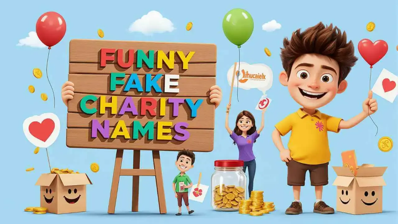 funny fake charity names