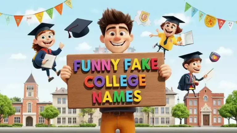 funny fake college names