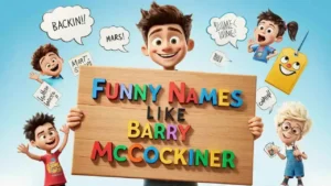 funny names like barry mccockiner