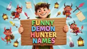 funny demon hunter names