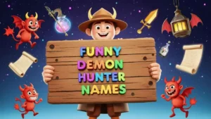 funny demon hunter names