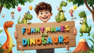 funny names for dinosaurs