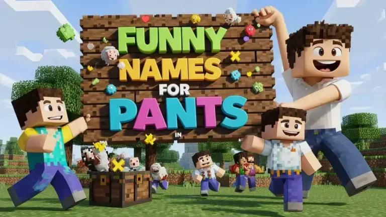 funny names for pants in minecraft