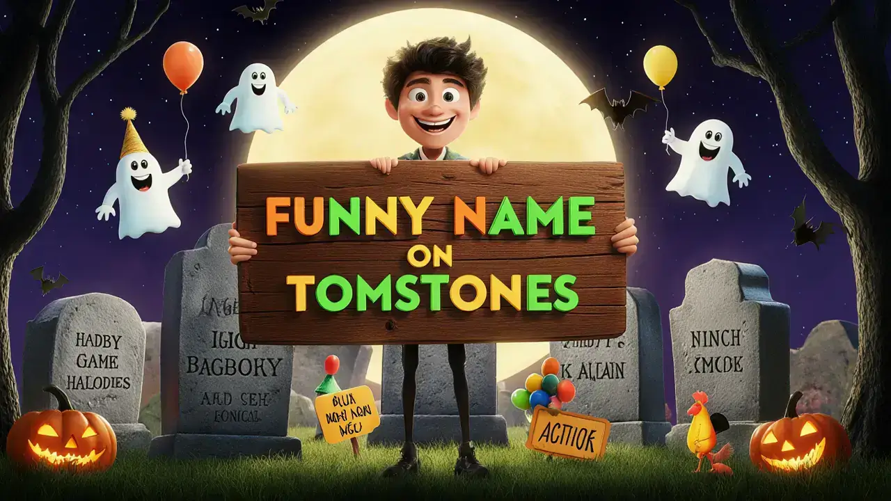 funny names on tombstones
