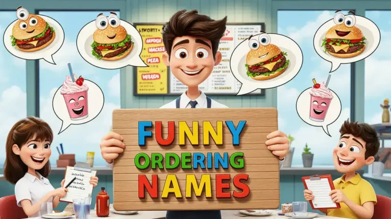 funny ordering names