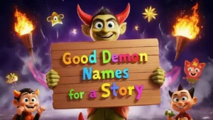 good demon names for a story