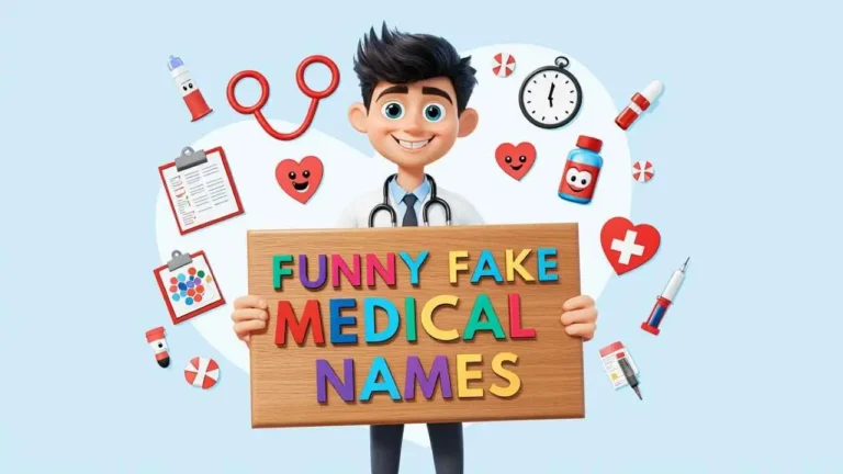funny fake medical names