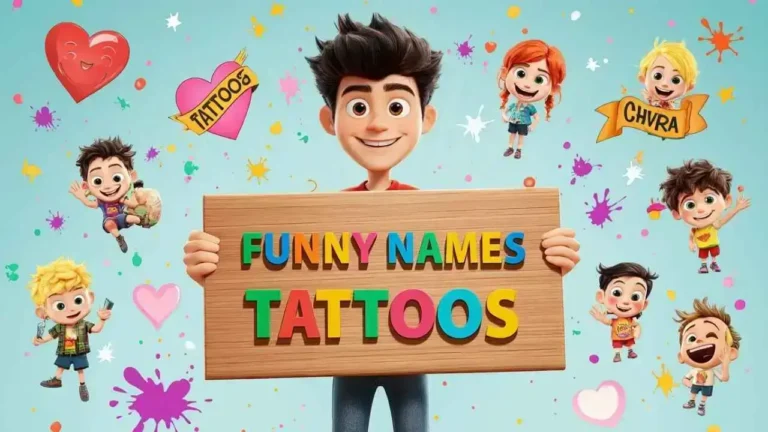 funny names tattoos