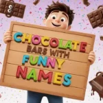 chocolate bars with funny names