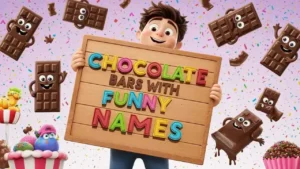 chocolate bars with funny names
