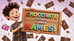 chocolate bars with funny names