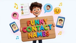 funny contact names