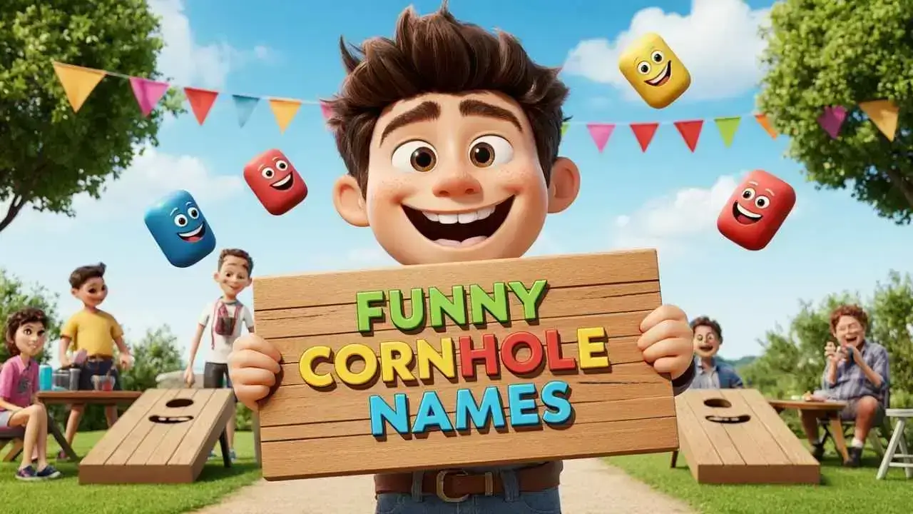 funny cornhole names