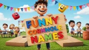 funny cornhole names