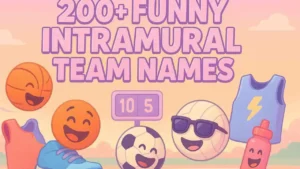 funny intramural team names