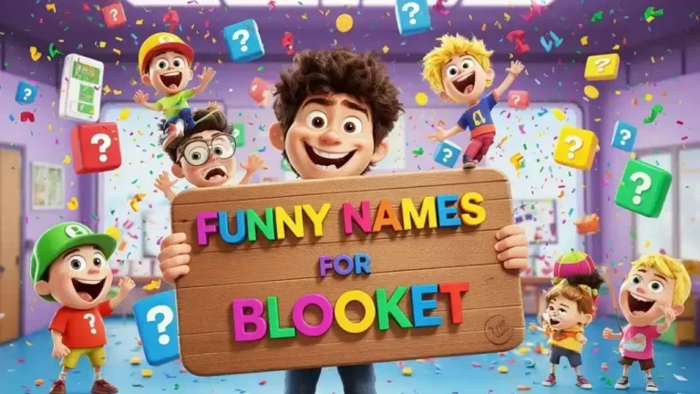 funny names for blooket