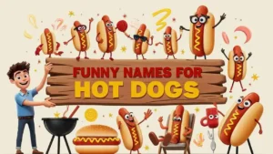 funny names for hot dogs