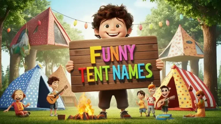 funny tent names