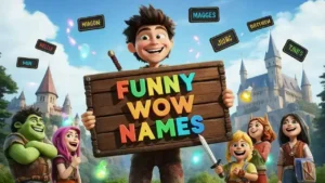 funny wow names