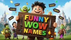 funny wow names