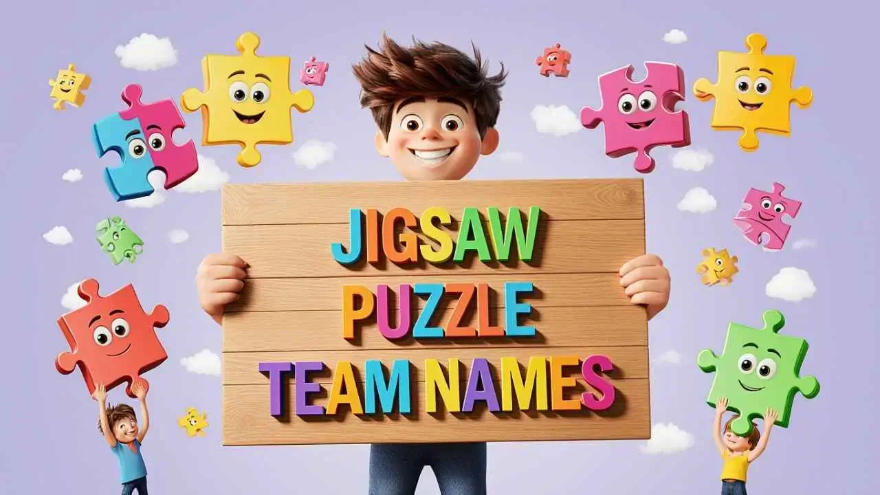 jigsaw puzzle team names