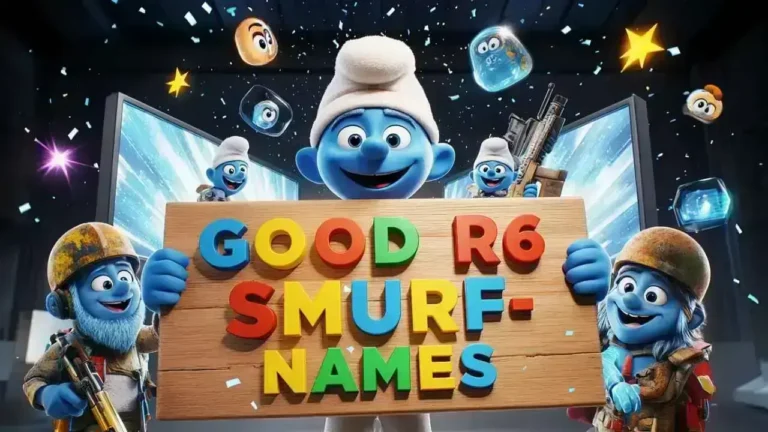 Good r6 smurf names