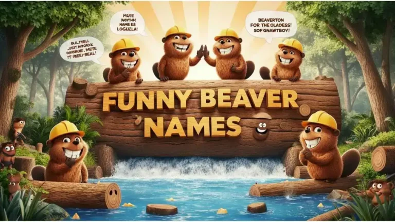 beaver names funny