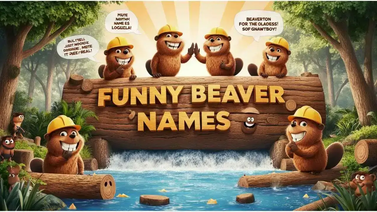 beaver names funny