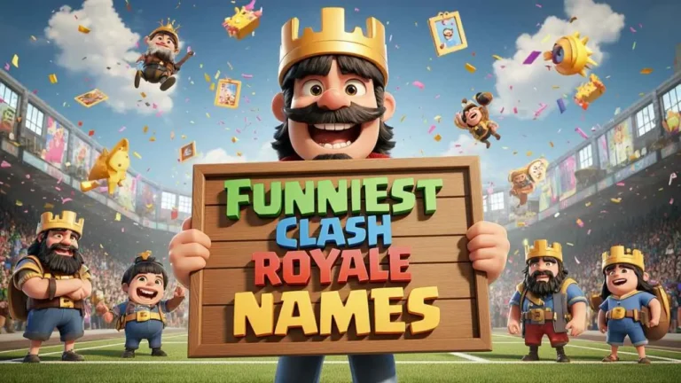 funniest clash royale names​