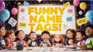 funny name tags