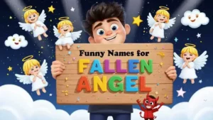 funny names for fallen angel