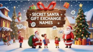 secret santa gift exchange names