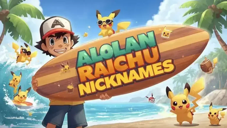 alolan raichu nicknames