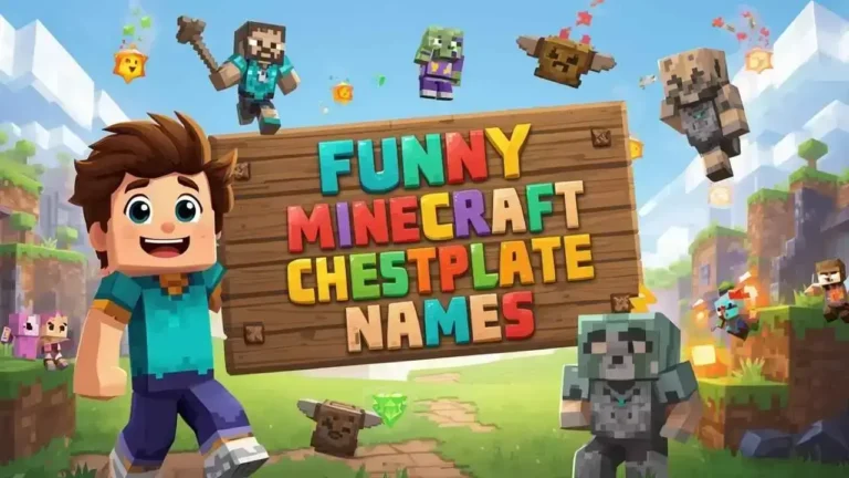 funny chestplate names minecraft