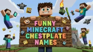 funny chestplate names minecraft