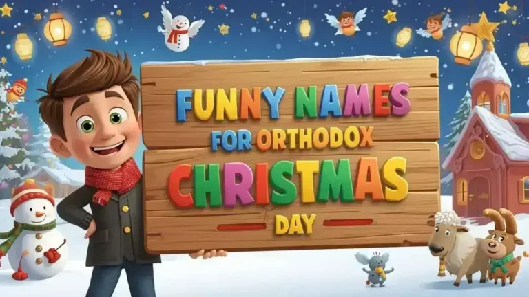 funny names for Orthodox Christmas Day