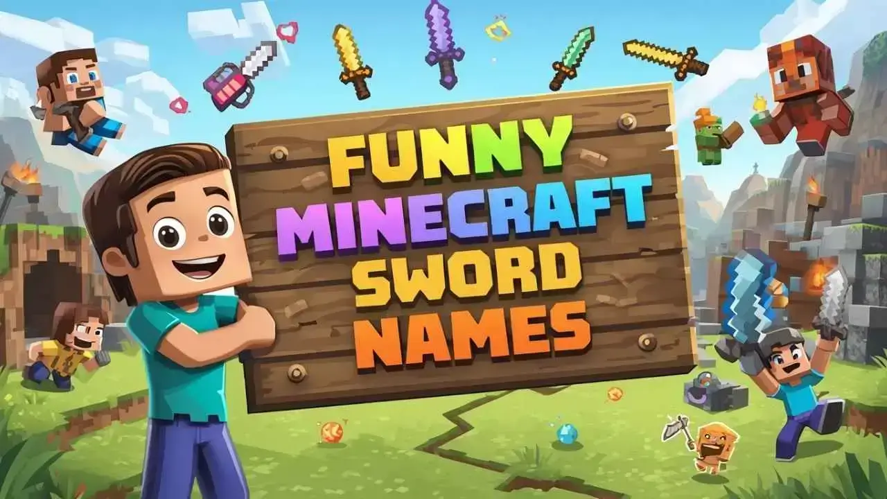 funny sword names minecraft