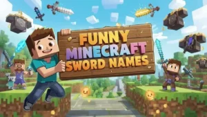 funny sword names minecraft