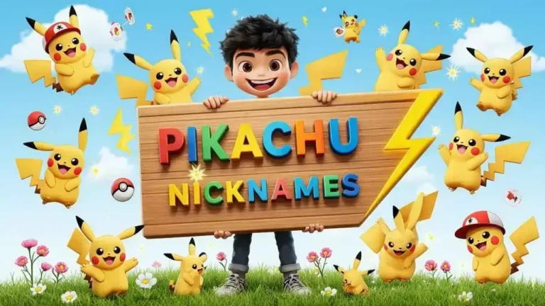 nicknames for pikachu