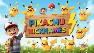 nicknames for pikachu