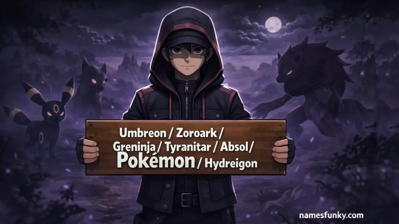 Dark Type Pokémon Name