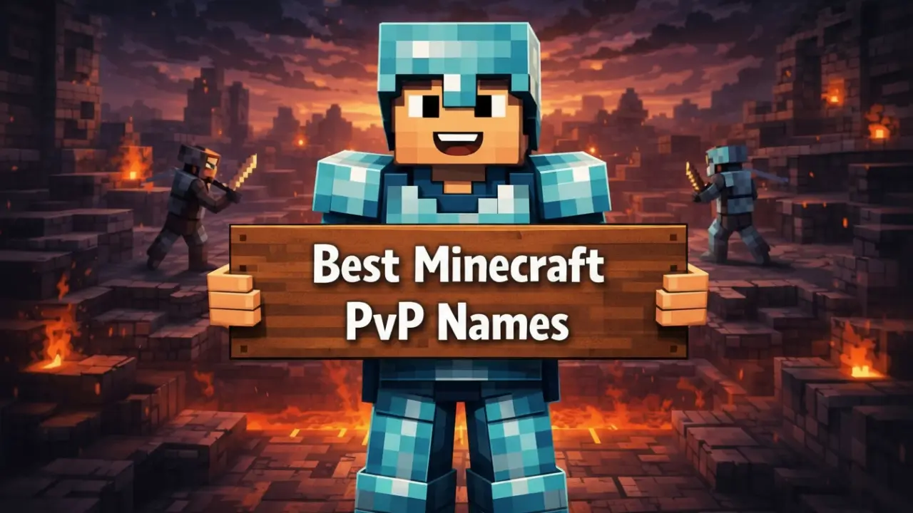 Best Minecraft Names for PvP