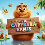 Cute capybara names