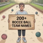 Funny Bocce Ball Team Names