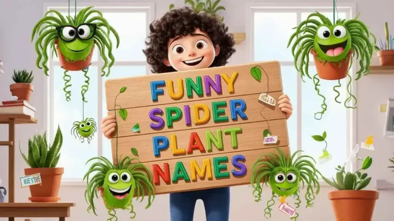 funny names for spider plants
