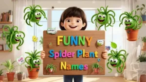 funny names for spider plants
