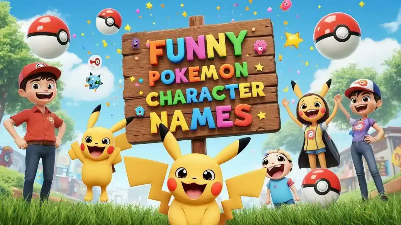 funny pokemon character names