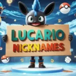 nickname for lucario