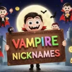 vampire nicknames